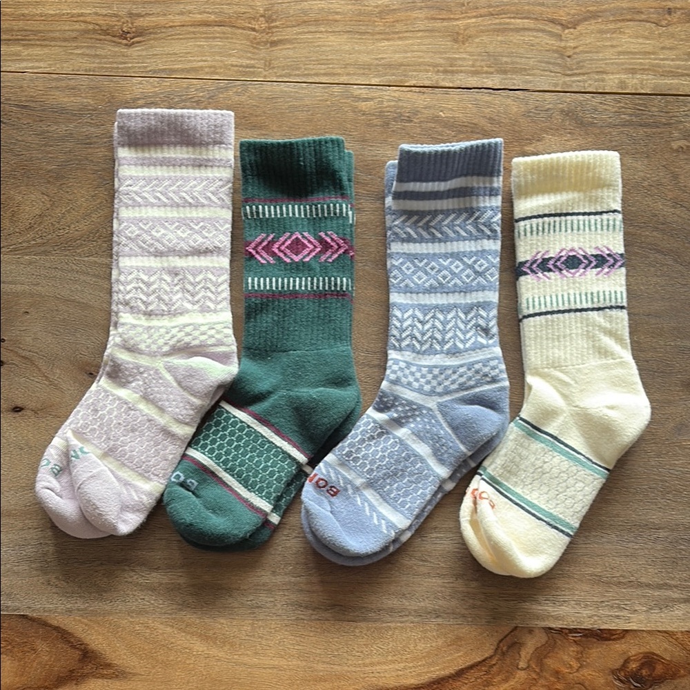 Bombas Women’s Crew Socks - Set of 4